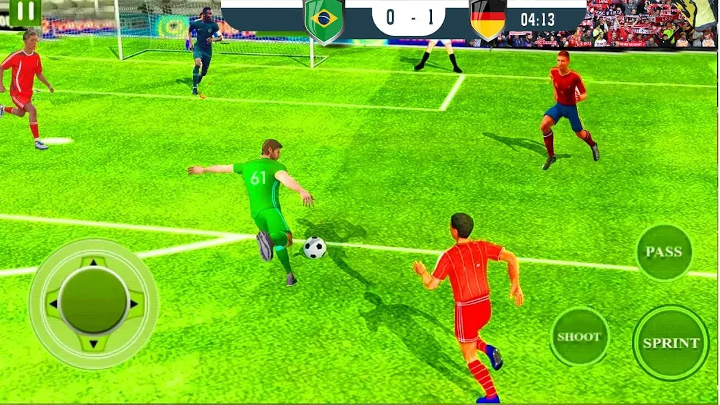 Скачать ultimate football game 2024 MOD APK — Безлимитные монеты и энергия — скриншот 3