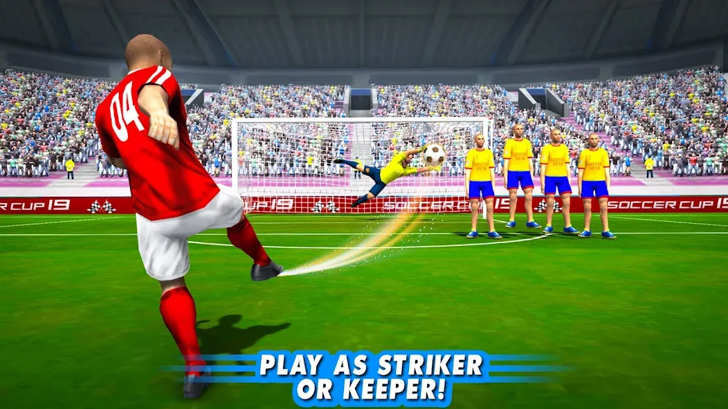 Скачать ultimate football game 2024 MOD APK — Безлимитные монеты и энергия — скриншот 4