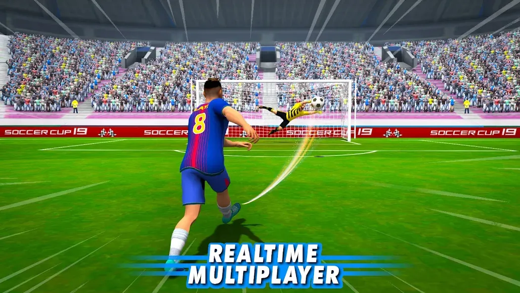 Скачать ultimate football game 2024 MOD APK — Безлимитные монеты и энергия — скриншот 5
