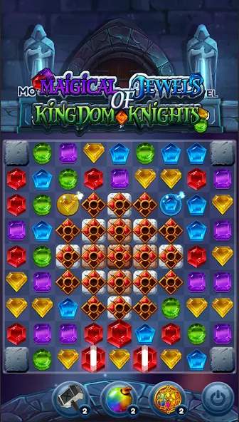 Скачать Jewels of Kingdom Knights на телефон — Безлимитные монеты и жизни — скриншот 4 Скачать Jewels of Kingdom Knights на телефон — Безлимитные монеты и жизни — скриншот 4