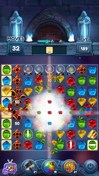 Скачать Jewels of Kingdom Knights на телефон — Безлимитные монеты и жизни — скриншот 5 Скачать Jewels of Kingdom Knights на телефон — Безлимитные монеты и жизни — скриншот 5