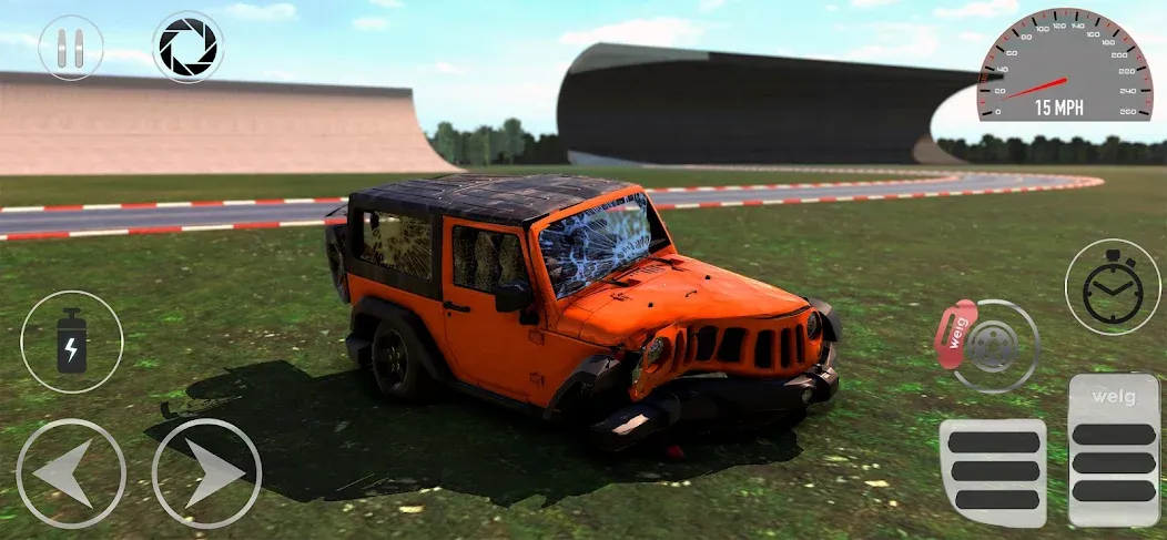 WDAMAGE: Car Crash MOD APK — Безлимитные деньги и разблокированы все машины — скриншот 2