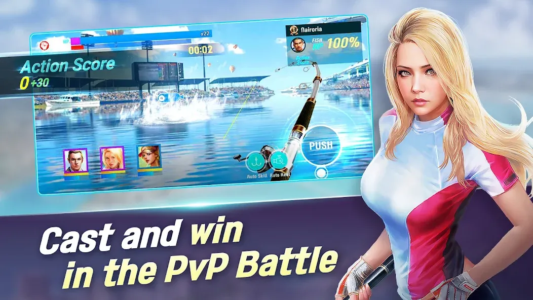 World Fishing Championship MOD — Безлимитные деньги и снасти на Андроид — скриншот 2 World Fishing Championship MOD — Безлимитные деньги и снасти на Андроид — скриншот 2