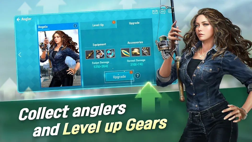 World Fishing Championship MOD — Безлимитные деньги и снасти на Андроид — скриншот 3 World Fishing Championship MOD — Безлимитные деньги и снасти на Андроид — скриншот 3