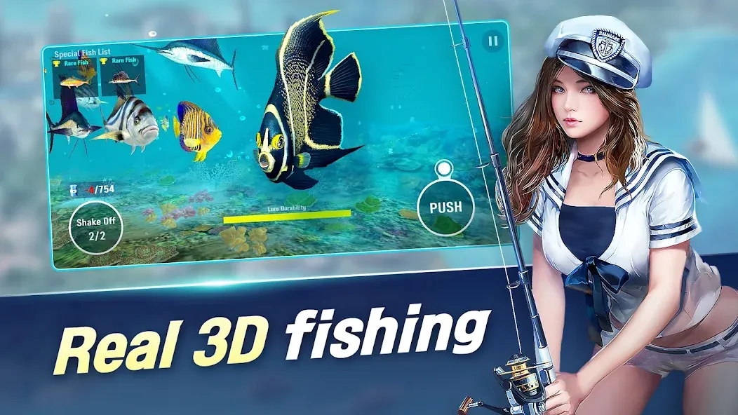 World Fishing Championship MOD — Безлимитные деньги и снасти на Андроид — скриншот 4 World Fishing Championship MOD — Безлимитные деньги и снасти на Андроид — скриншот 4