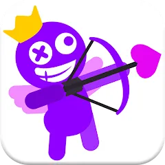 Скачать Love Archer rainbow monster с модом — Безлимитные стрелы и открытые уровни