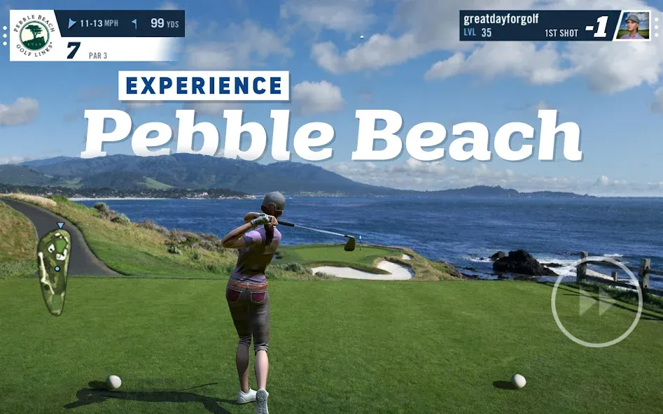 WGT Golf (Мод Безлимитные деньги и премиум) — скриншот 1