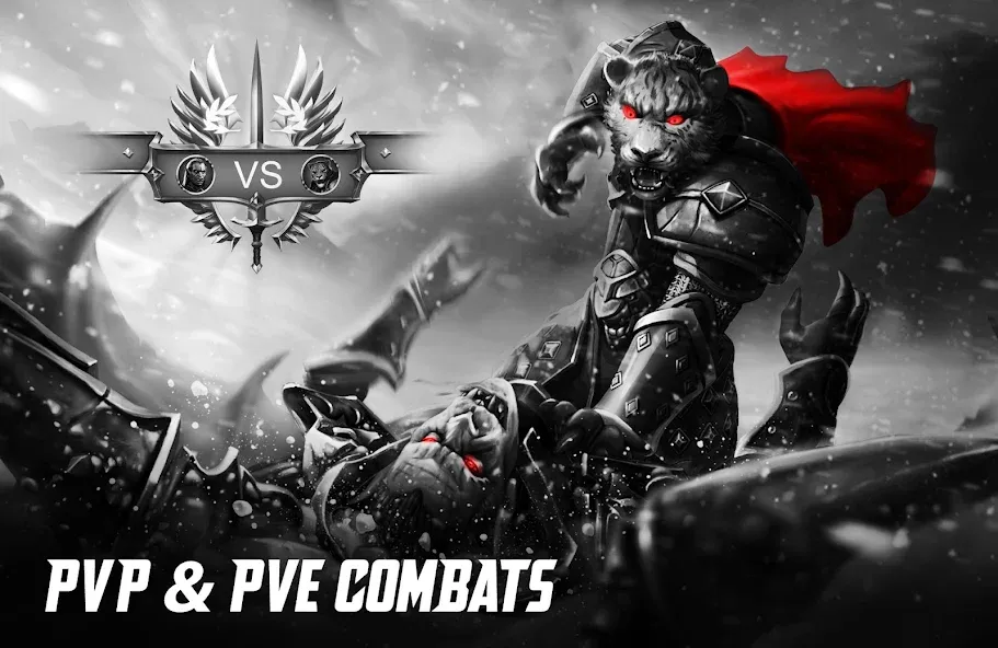Blitz: Rise of Heroes на Андроид — Мод Безлимитные ресурсы и усиленные герои — скриншот 1