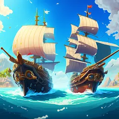 Pirate Raid - Caribbean Battle MOD APK — Безлимитные ресурсы и мощные корабли
