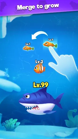 Скачать Fish Go.io - Be the fish king с модом — Много рыбы и быстрый рост — скриншот 3 Скачать Fish Go.io - Be the fish king с модом — Много рыбы и быстрый рост — скриншот 3