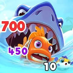 Скачать Fish Go.io - Be the fish king с модом — Много рыбы и быстрый рост