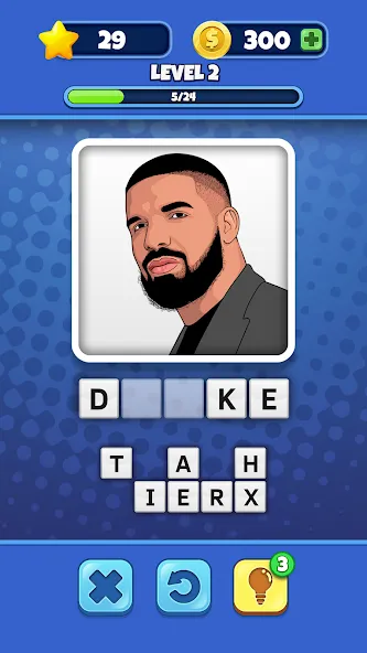 Who is it? Celeb Quiz Trivia Mod APK Открыты все знаменитости и уровни — Скачать на Андроид — скриншот 4 Who is it? Celeb Quiz Trivia Mod APK Открыты все знаменитости и уровни — Скачать на Андроид — скриншот 4
