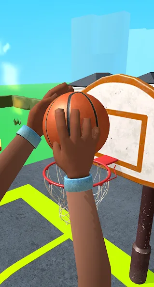 Скачать Dribble Hoops на Андроид — Безлимитные деньги и разблокированы все мячи — скриншот 2 Скачать Dribble Hoops на Андроид — Безлимитные деньги и разблокированы все мячи — скриншот 2