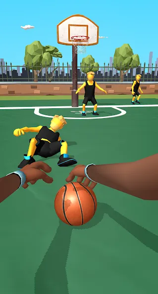 Скачать Dribble Hoops на Андроид — Безлимитные деньги и разблокированы все мячи — скриншот 3 Скачать Dribble Hoops на Андроид — Безлимитные деньги и разблокированы все мячи — скриншот 3
