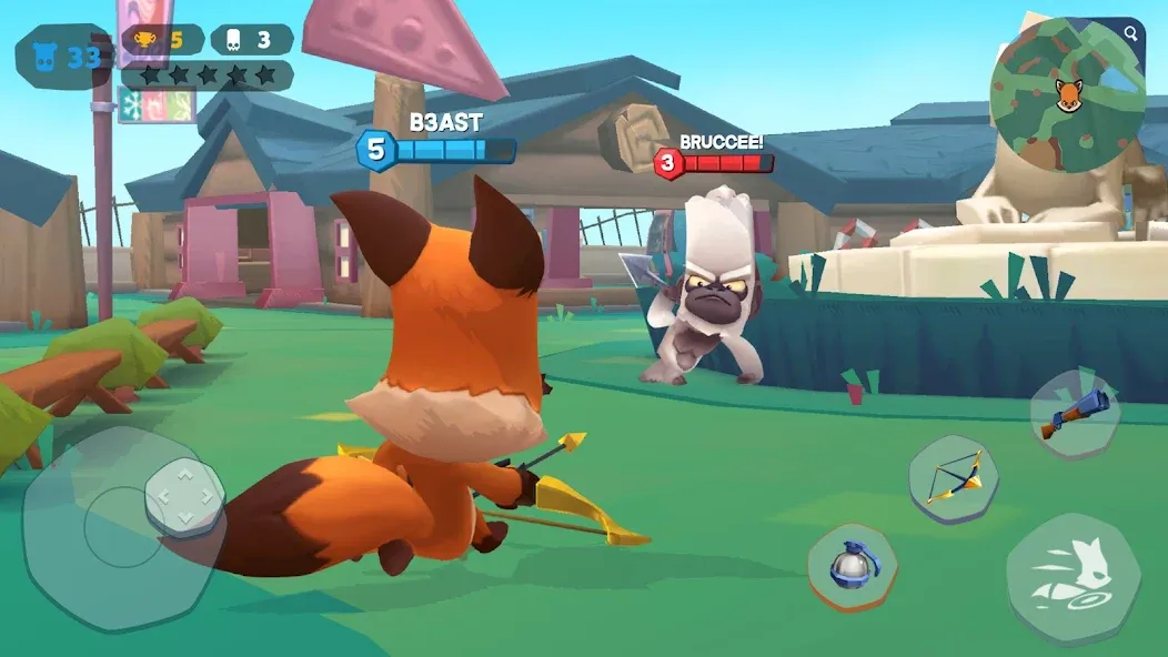 Скачать Zooba: Fun Battle Royale Games — Последняя версия (Безлимитные деньги и все герои) — скриншот 3 Скачать Zooba: Fun Battle Royale Games — Последняя версия (Безлимитные деньги и все герои) — скриншот 3