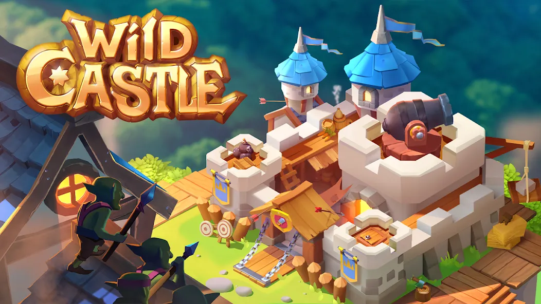 Скачать Wild Castle: Tower Defense TD MOD APK — Безлимитные монеты и усиленная защита башни — скриншот 1