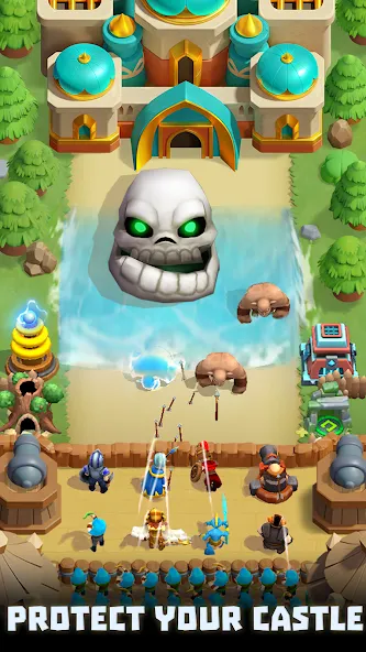 Скачать Wild Castle: Tower Defense TD MOD APK — Безлимитные монеты и усиленная защита башни — скриншот 2