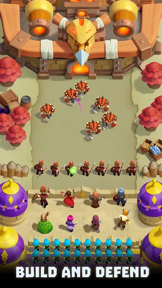 Скачать Wild Castle: Tower Defense TD MOD APK — Безлимитные монеты и усиленная защита башни — скриншот 4