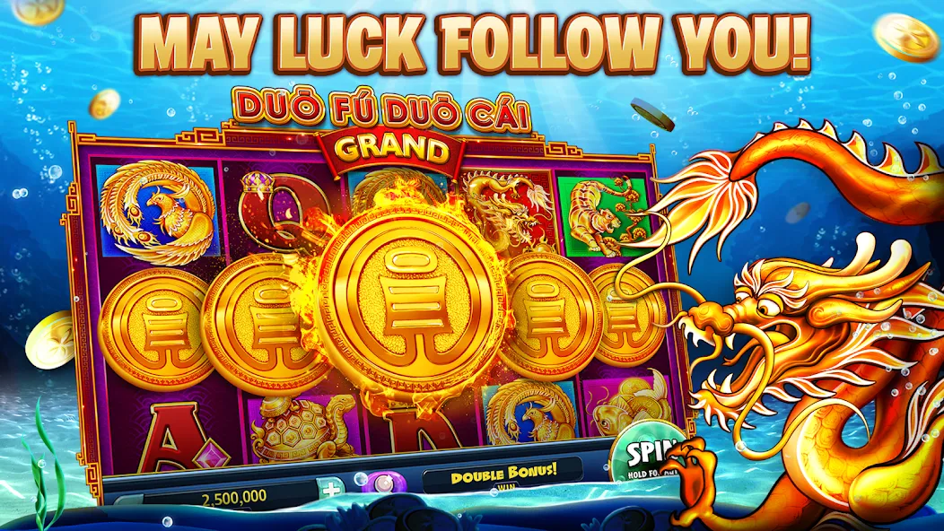 Gold Fish Casino Slot Games (Мод Безлимитные монеты и бонусы) — скриншот 2