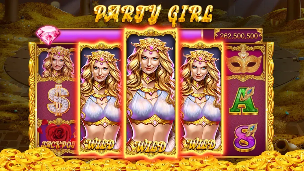 Winning Jackpot Slots Casino — Взломанная версия (Безлимитные монеты и бонусы) — скриншот 2