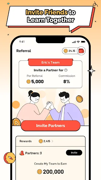 Witcoin: Web3 Play to Learn MOD APK на Android — Расширенные награды и доступ ко всем урокам — скриншот 4