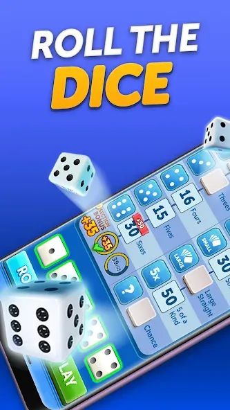 Dice With Buddies™ Social Game — Мод: Безлимитные монеты и бонусы — скриншот 1