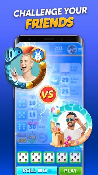 Dice With Buddies™ Social Game — Мод: Безлимитные монеты и бонусы — скриншот 5
