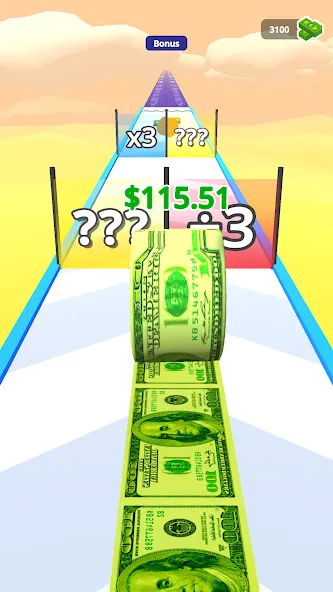 Скачать взломанную Money Rush — Безлимитные деньги и бонусы — скриншот 1