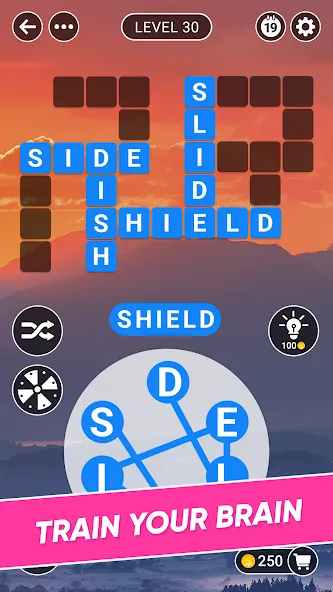 Скачать Word Farm Crossword MOD APK — Безлимитные подсказки и монеты — скриншот 3