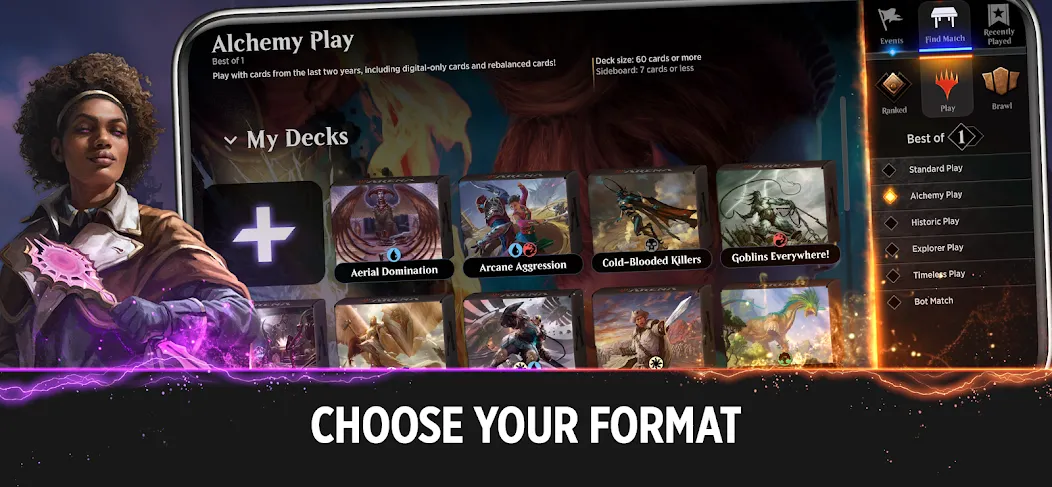 Скачать Magic: The Gathering Arena MOD APK — Безлимитные ресурсы и все карты — скриншот 5