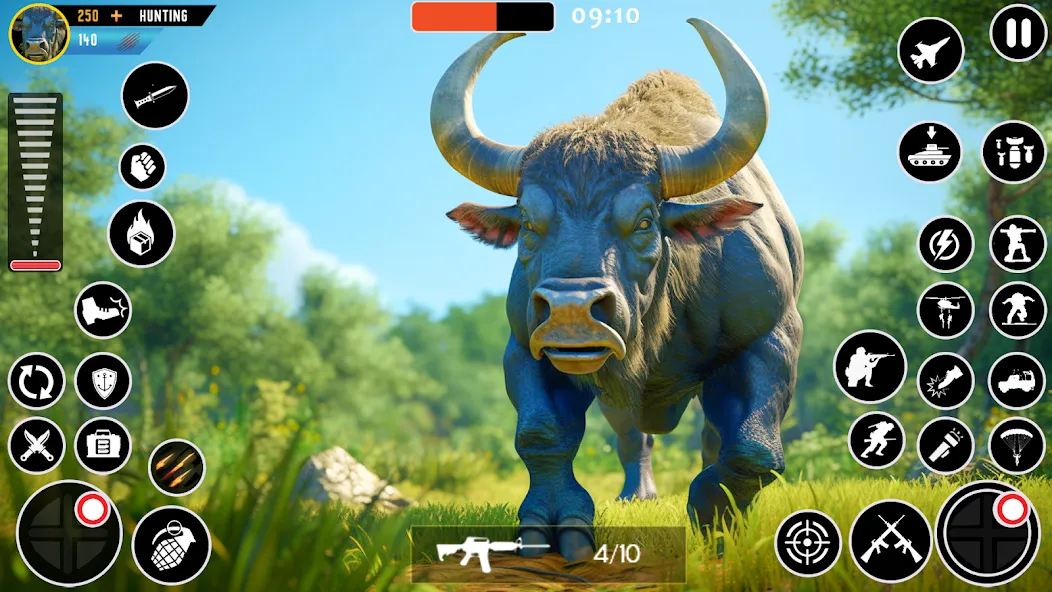 Скачать взлом Wild Animal Deer Hunting Games на Андроид — Безлимитные патроны и открытые локации — скриншот 1