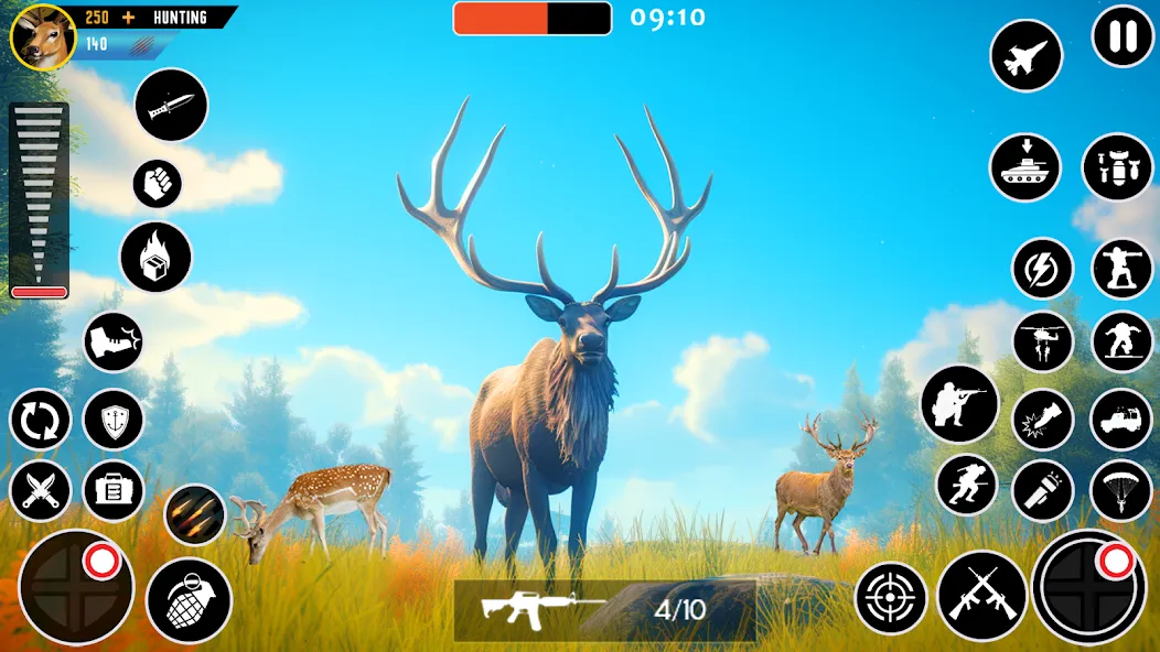 Скачать взлом Wild Animal Deer Hunting Games на Андроид — Безлимитные патроны и открытые локации — скриншот 4