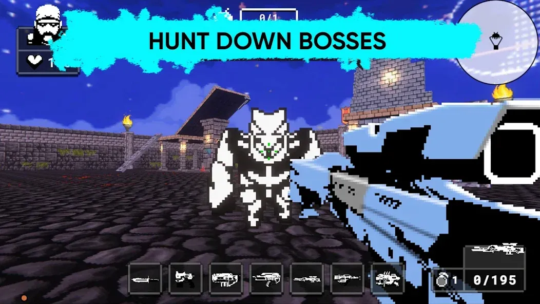 Скачать Doomsday pixel shooter 3d на Android — Безлимитные патроны и здоровье — скриншот 2 Скачать Doomsday pixel shooter 3d на Android — Безлимитные патроны и здоровье — скриншот 2