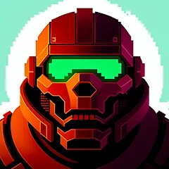 Скачать Doomsday pixel shooter 3d на Android — Безлимитные патроны и здоровье