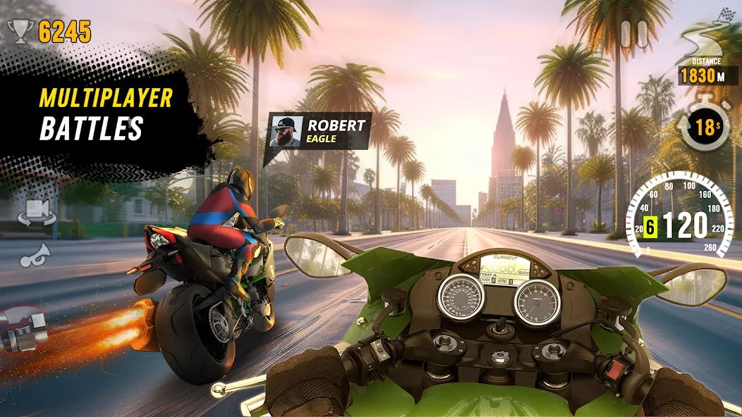 Скачать Motor Tour: Biker's Challenge на телефон — Безлимитные деньги и открыты все байки — скриншот 1 Скачать Motor Tour: Biker's Challenge на телефон — Безлимитные деньги и открыты все байки — скриншот 1