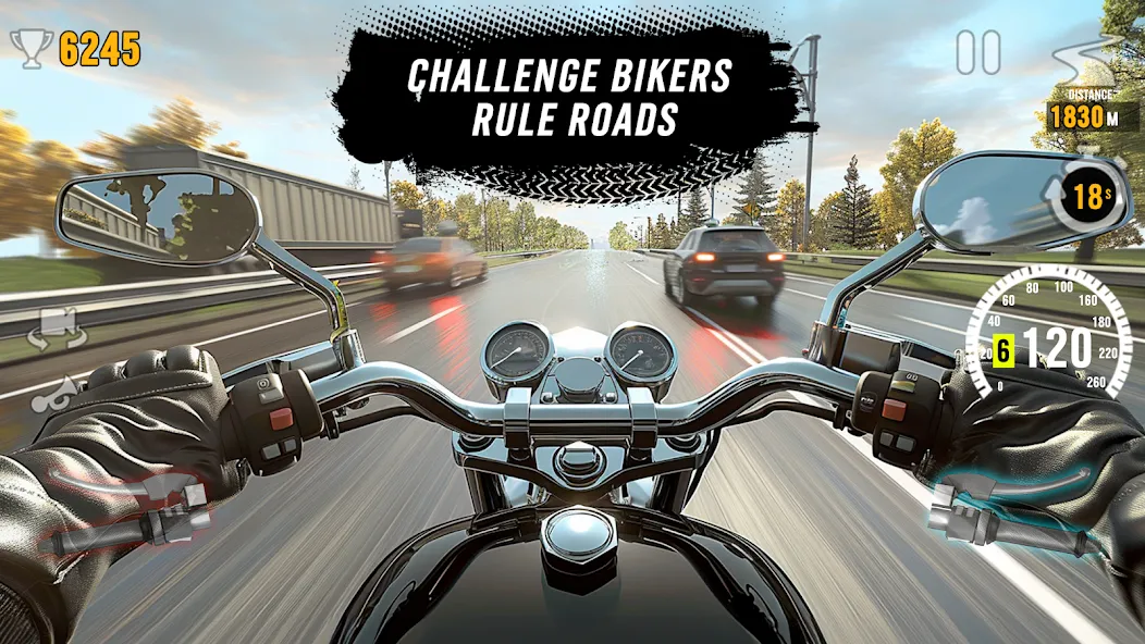 Скачать Motor Tour: Biker's Challenge на телефон — Безлимитные деньги и открыты все байки — скриншот 2 Скачать Motor Tour: Biker's Challenge на телефон — Безлимитные деньги и открыты все байки — скриншот 2