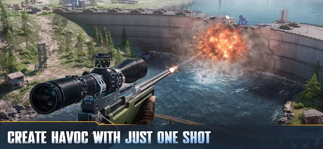 Скачать Warpath: Ace Shooter — Безлимитные ресурсы и оружие — скриншот 3