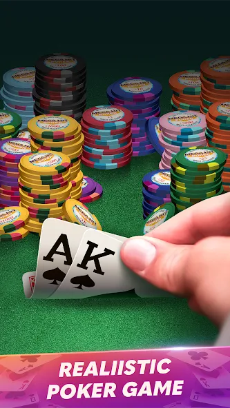 Mega Hit Poker: Texas Holdem MOD APK на Android — Безлимитные фишки и все функции открыты — скриншот 1 Mega Hit Poker: Texas Holdem MOD APK на Android — Безлимитные фишки и все функции открыты — скриншот 1