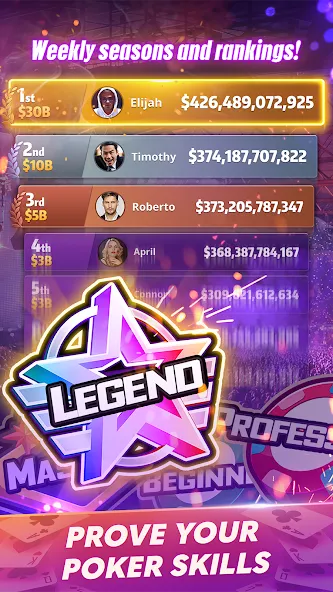 Mega Hit Poker: Texas Holdem MOD APK на Android — Безлимитные фишки и все функции открыты — скриншот 5 Mega Hit Poker: Texas Holdem MOD APK на Android — Безлимитные фишки и все функции открыты — скриншот 5