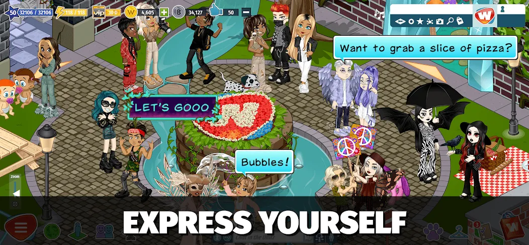 Woozworld - Virtual World Mod APK Виртуальный мир без ограничений — Скачать на Андроид — скриншот 1 Woozworld - Virtual World Mod APK Виртуальный мир без ограничений — Скачать на Андроид — скриншот 1