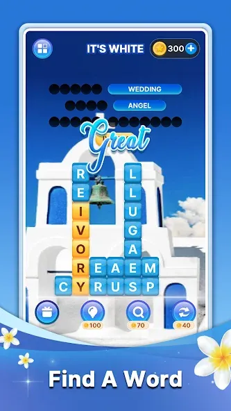 Word Search Block Puzzle Game — Без рекламы и все уровни — скриншот 1