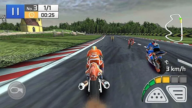 Скачать взломанную Real Bike Racing — Безлимитные деньги и открыты все трассы — скриншот 4