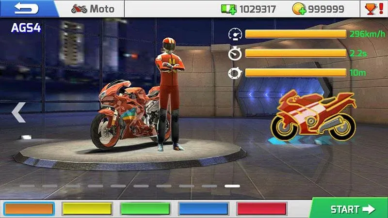 Скачать взломанную Real Bike Racing — Безлимитные деньги и открыты все трассы — скриншот 5
