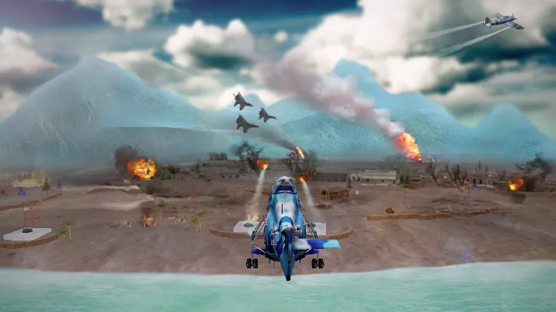Скачать Gunship Strike 3D на Андроид — Безлимитные деньги и всё открыто — скриншот 5