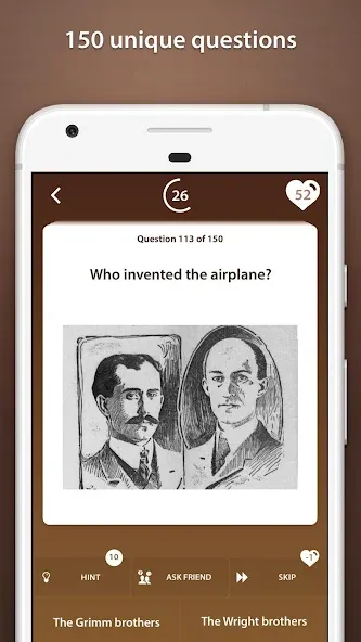 World History Quiz MOD APK — Открыты все вопросы и режимы — скриншот 2