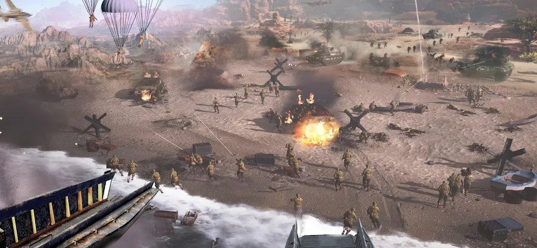 Скачать World War 2: Strategy Games MOD APK — Неограниченные ресурсы и войска — скриншот 3 Скачать World War 2: Strategy Games MOD APK — Неограниченные ресурсы и войска — скриншот 3