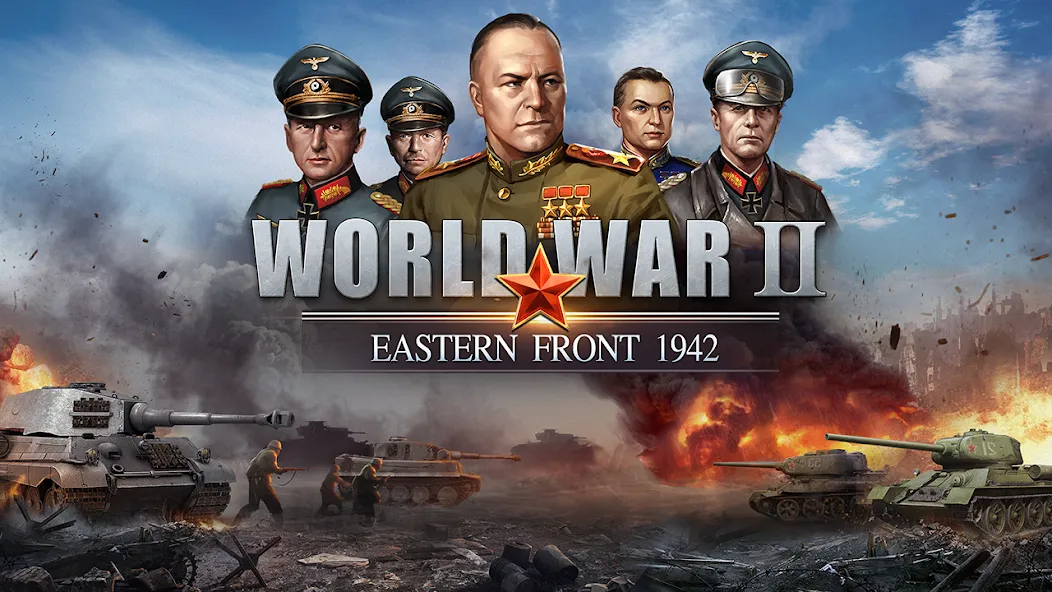 Скачать World War 2:WW2 Strategy Games на Андроид — Безлимитные ресурсы и открытые уровни — скриншот 1