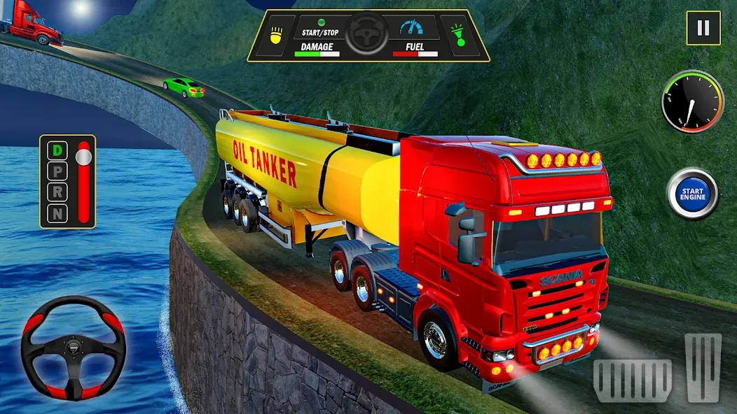 Скачать Offroad Oil Tanker Truck Games (Мод: Безлимитные деньги и топливо) на Андроид — скриншот 3