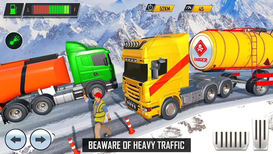 Скачать Offroad Oil Tanker Truck Games (Мод: Безлимитные деньги и топливо) на Андроид — скриншот 4