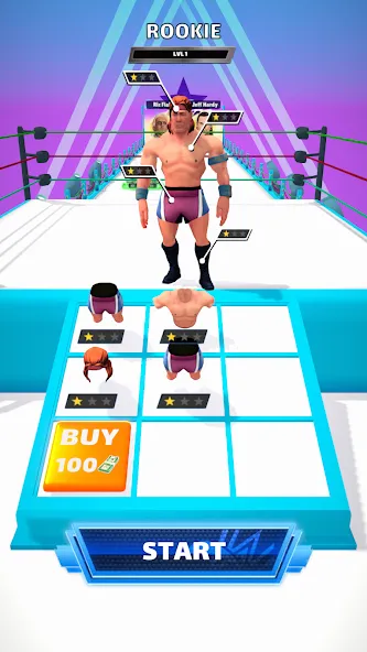 Скачать Wrestling Trivia Run на Андроид — Безлимитные подсказки и жизни — скриншот 3